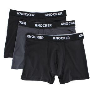 Knocker Men's Big & Tall Performance Boxer Briefs (3 Pack)